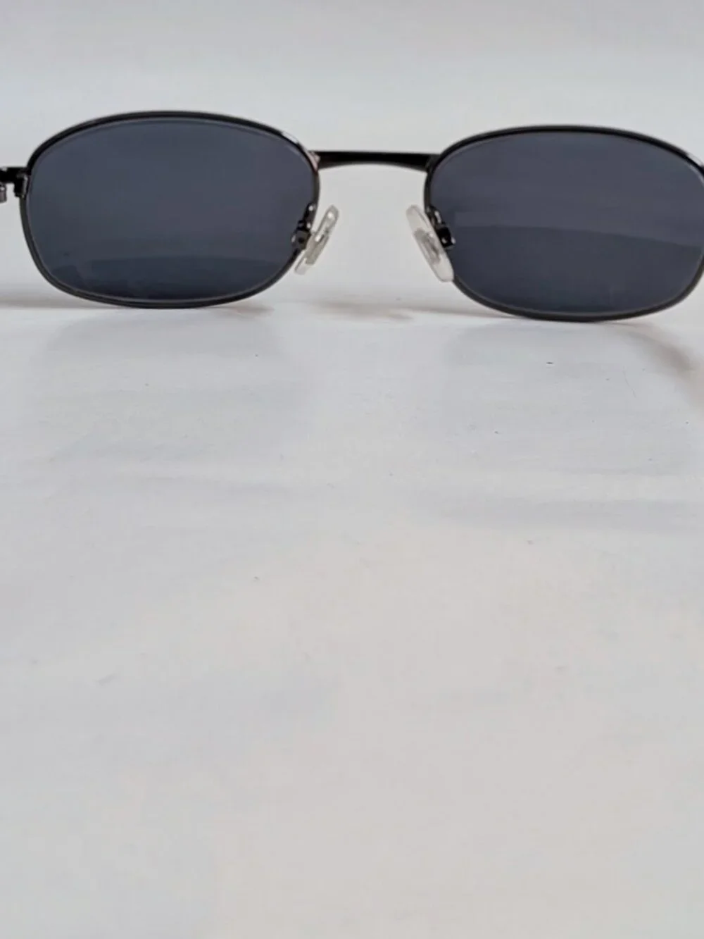 NWT Vintage 90's Rectangle Metal Designer Sport Sunglasses (D. Gunmetal)